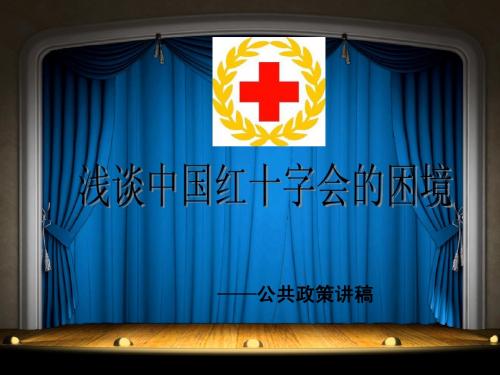 红十字会问题分析PPT