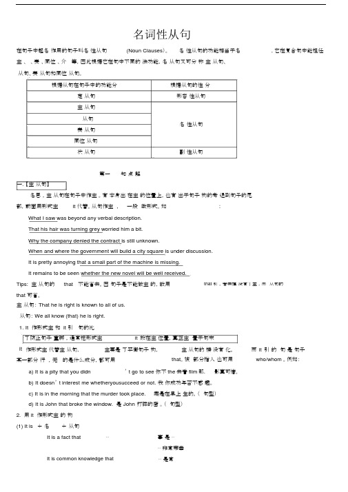 (完整版)高中英语语法总结-名词性从句.doc