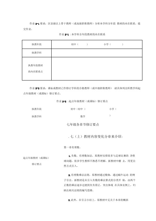 2012学科国培模块三作业表单