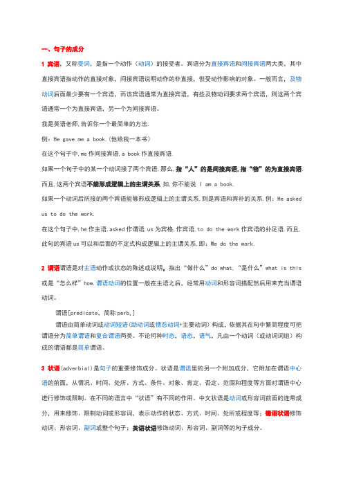 德语基本句型结构-德语介词和疑问词的变格总结