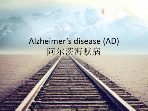 Alzheimer’s disease (AD)