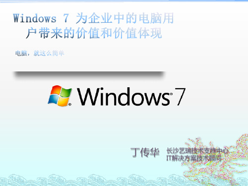 《Windows7系统培训》PPT课件