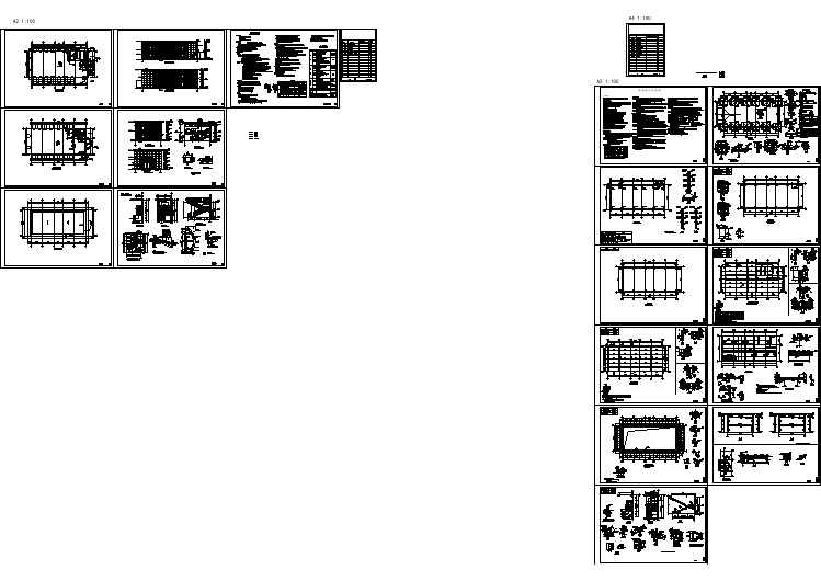 某二层钢结构办公楼建筑结构全套施工图