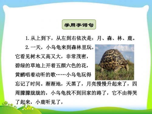 2018春苏教版二年级语文下册练习6课件