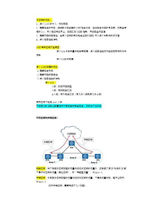 OSPF特殊区域及其他特性 华为数通HCIP