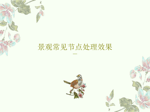 景观常见节点处理效果共21页