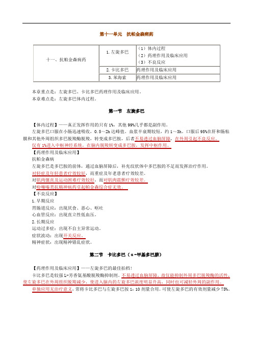 医师执业口腔药理学讲义1101