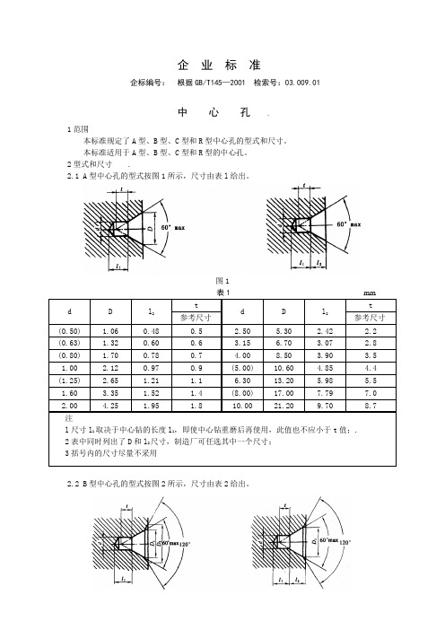 GB145中心孔