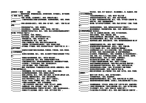 100个成语误用检测