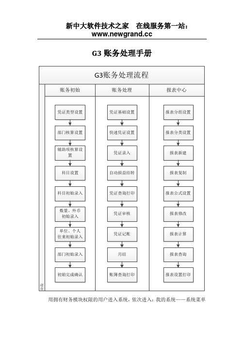 02-新中大G3账务处理手册