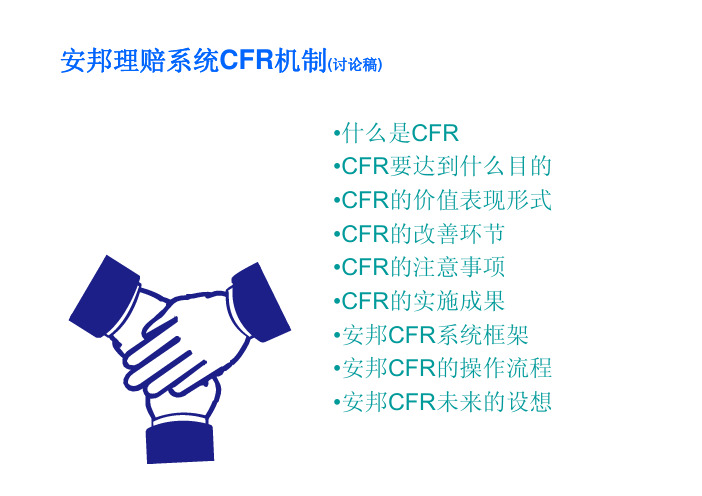 安邦理赔系统CFR机制