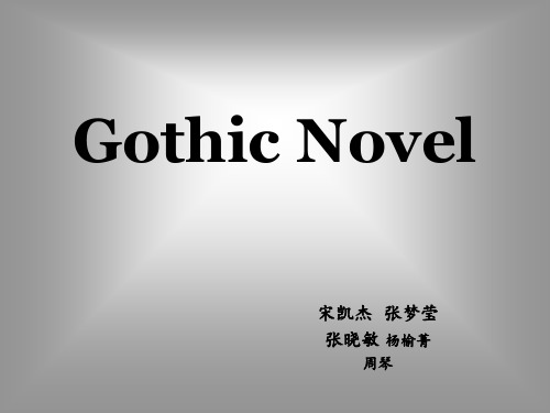 Gothic Novel