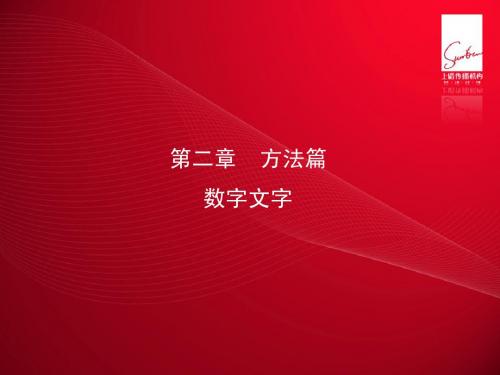 第二章第三节数字文字