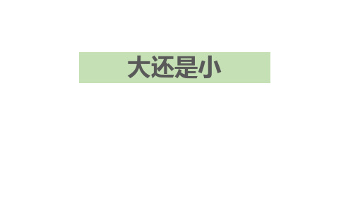 部编版部编版年级语文上册《大还是小》PPT课件 (18)