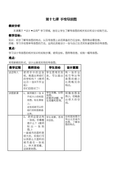 第17课 手绘导游图