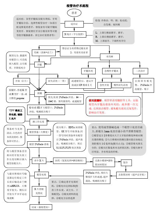 根管治疗操作流程(最新整理)