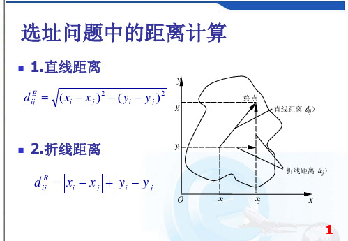 第4章 物流节点选址其他模型