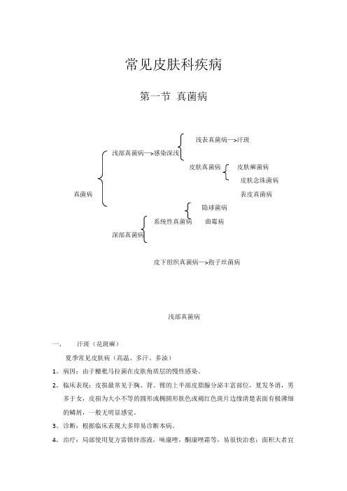 常见皮肤科疾病