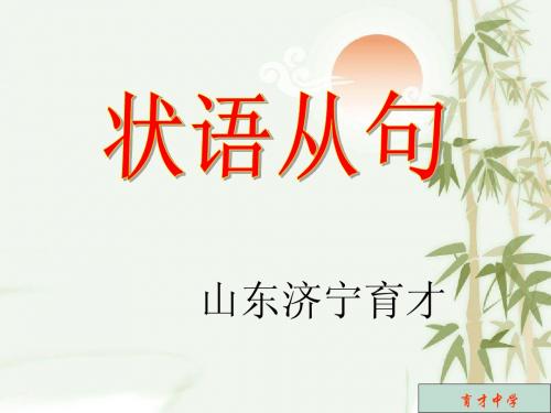 状语从句(经典最新)