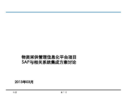 SAP与相关系统集成方案的讨论_20130304_V1.2