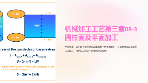 机械加工工艺第三章08-3圆柱面及平面加工