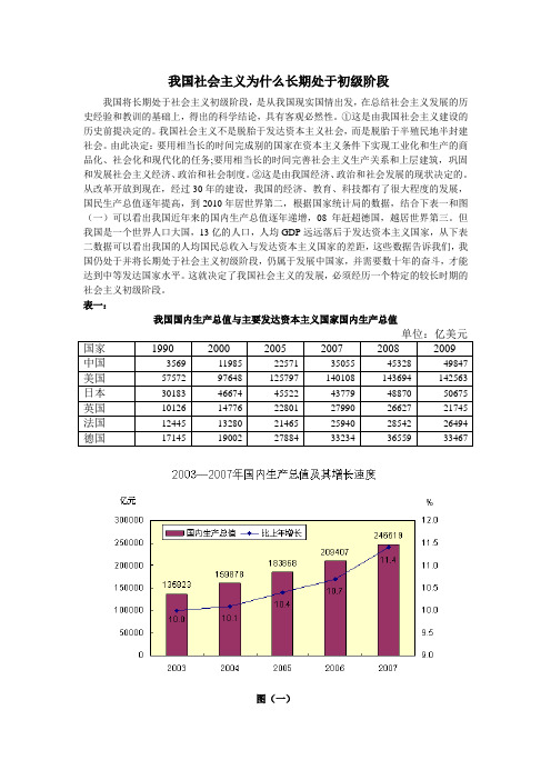 我国社会主义为什么长期处于初级阶段