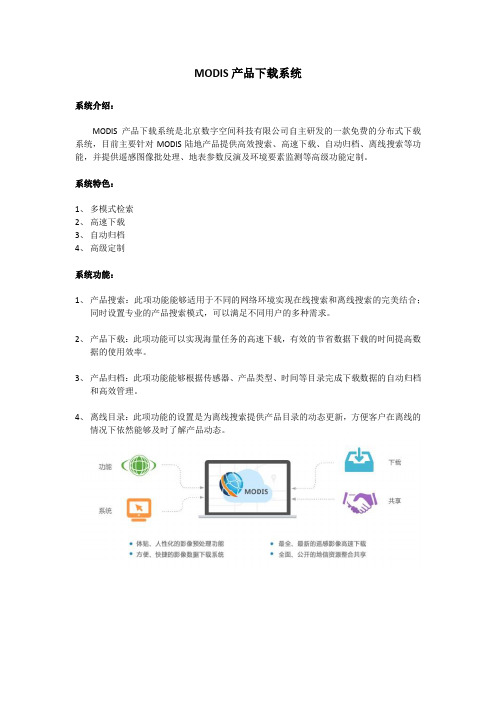 MODIS产品下载系统简介