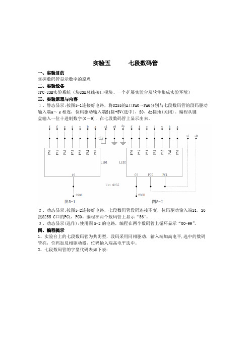 七段数码管1