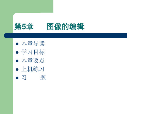 第5课图像的编辑 课件电子教案