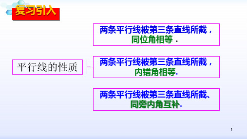 人教版数学初一下册第五章 相交线与平行线  5.3.2：命题、定理、证明(1)课件