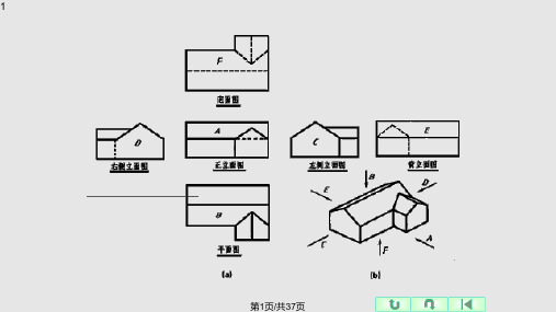 建筑装饰识图剖面图断面图PPT课件