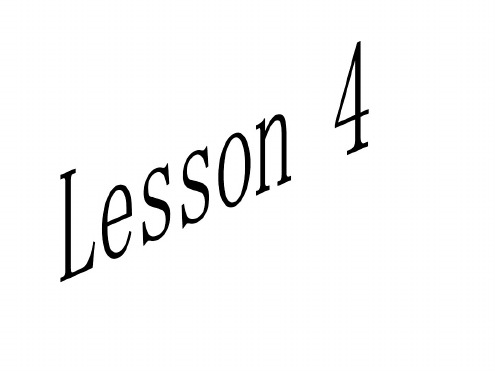 高一英语上学期unit1-lesson4-北师大版