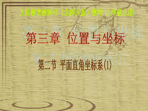 3.平面直角坐标系PPT课件(北师大版)