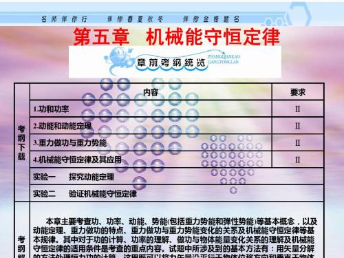 2013届高考物理考纲专项复习课件：功 功率(17张PPT)