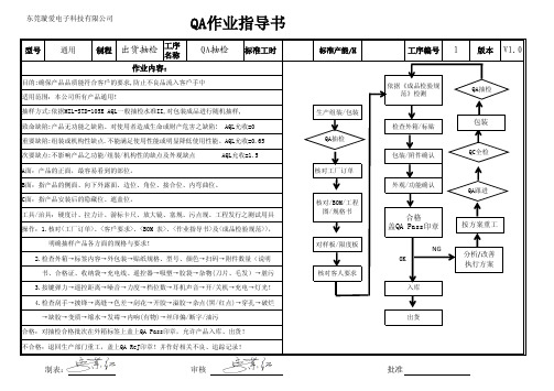 QA抽检作业指导书