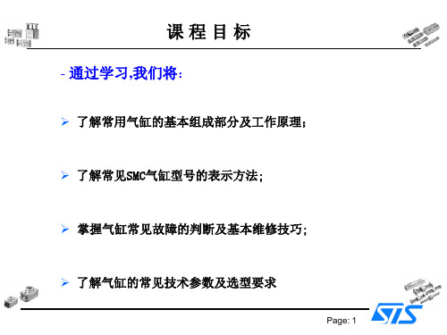 气缸的工作原理及应用入门培训[1]