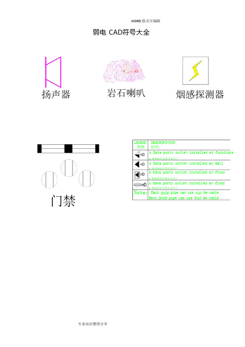 弱电CAD符号大全(是CAD文件)