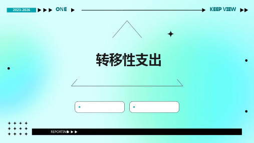 《转移性支出》课件
