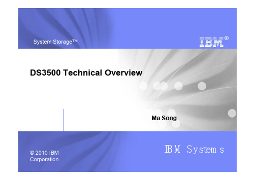 IBM DS3500 Technical Overview 说明书