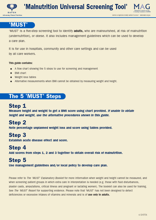 Malnutrition Universal Screening Tool