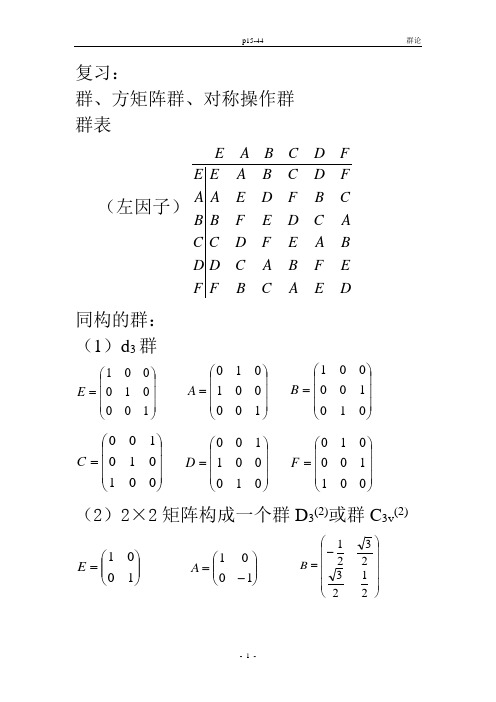 P15-44 北师大的群论