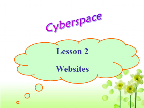 北师大版高一英语必修二：unit4 Cyberspace Lesson2 (共21张)精品PPT课件