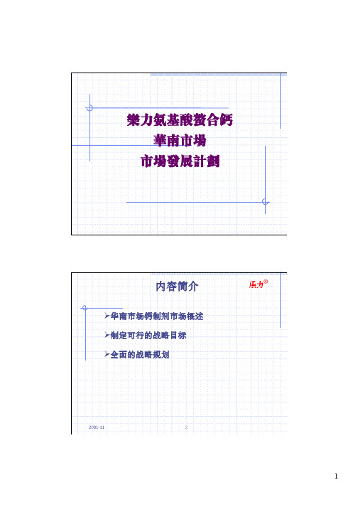 Sample market Plan乐力计划