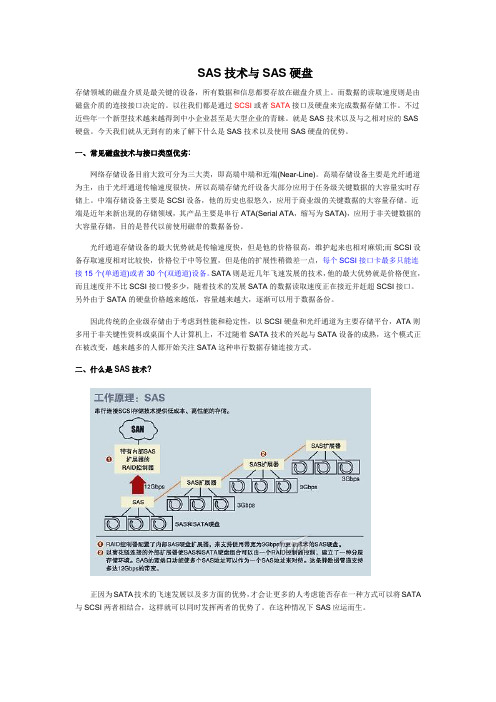 SAS技术与硬盘接口类型