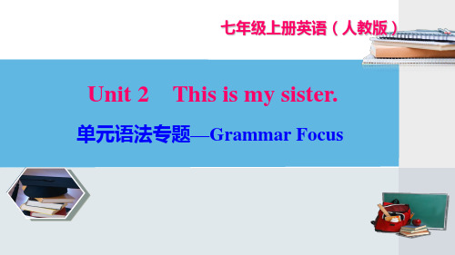 最新人教版七年级上册英语Unit2语法专题—Grammar Focus