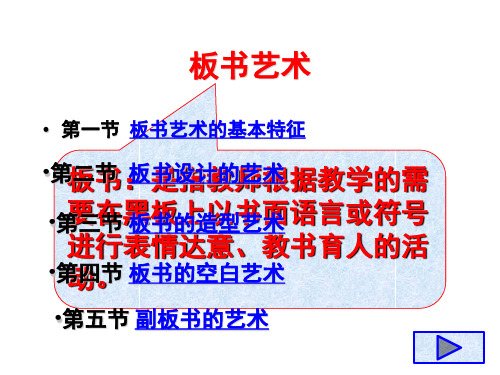 第六章板书艺术