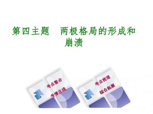 重庆专版中考历史复习教材梳理第六部分世界现代史第四主题两极格局的形成和崩溃课件