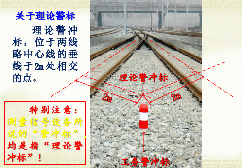 轨道绝缘与警冲标距离测试方法