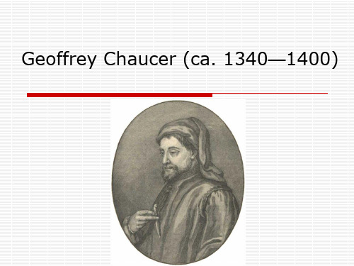 Chaucer(乔叟)