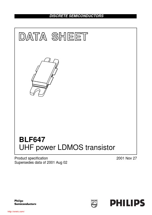 BLF647,112;中文规格书,Datasheet资料